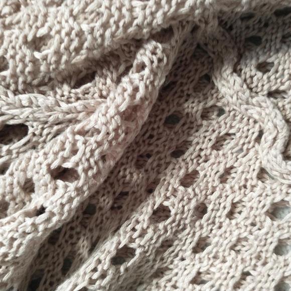 HOLLOW CROCHET GRUNGE-CORE SWEATER - Picture 3 of 3